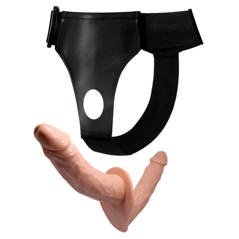 Baile Ultra Passionate Double Dildos With Harness | Niks.fi verkkokauppa