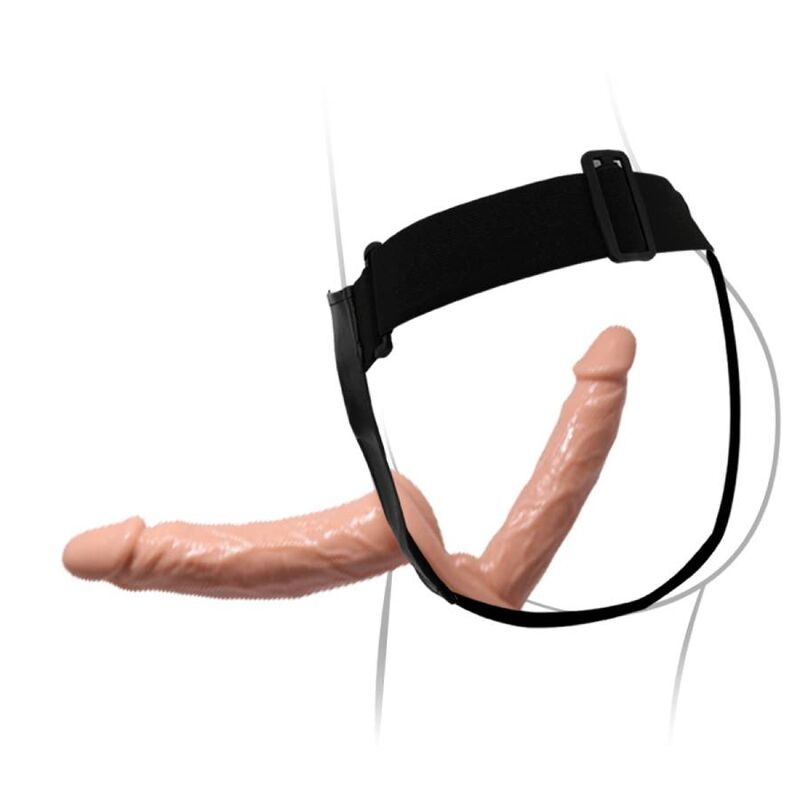 Baile Ultra Passionate Double Dildos With Harness | Niks.fi verkkokauppa