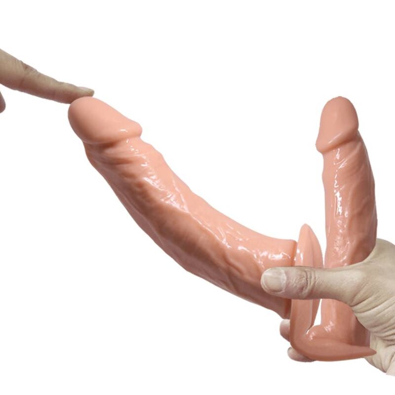 Baile Ultra Passionate Double Dildos With Harness | Niks.fi verkkokauppa