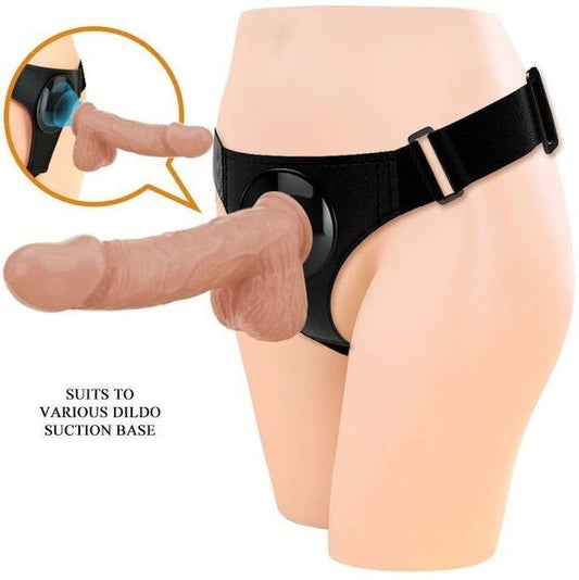 Pretty Love Harness Briefs Universal Harness With Dildo Jerry 21.8 Cm Natural | Niks.fi verkkokauppa