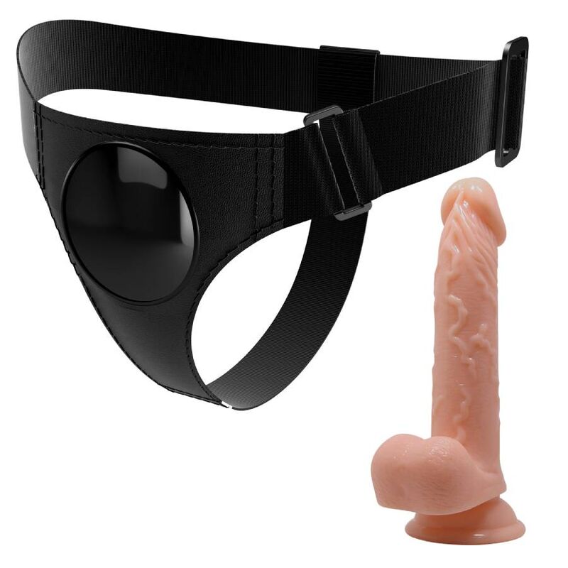 Pretty Love Harness Briefs Universal Harness With Dildo Kevin 19 Cm Natural | Niks.fi verkkokauppa