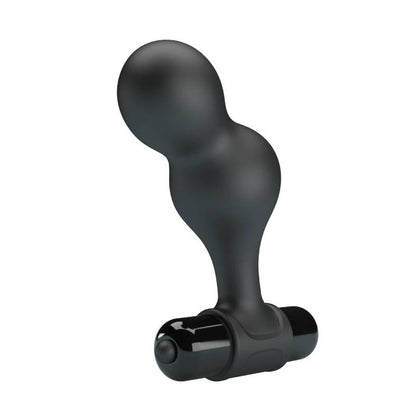 Mr Play Black Silicone Vibrator Anal Plug | Niks.fi verkkokauppa