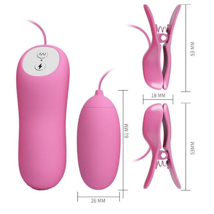 Pretty Love Tweezers With Vibration And Pink Eletroshock | Niks.fi verkkokauppa