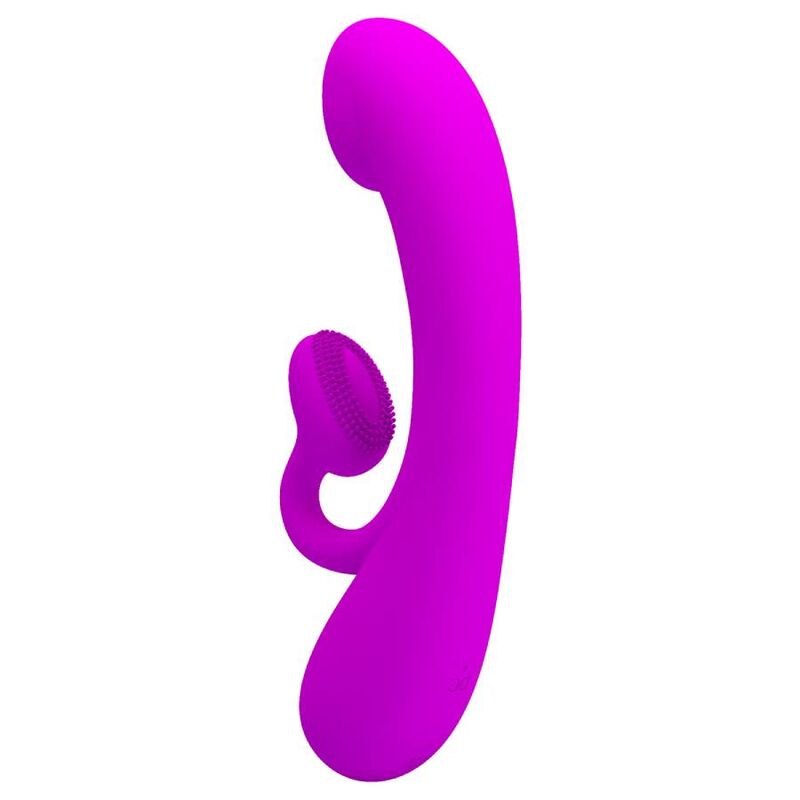Pretty Love Sincere Vibrator And Clitoris Sucker Purple Silicone | Niks.fi verkkokauppa