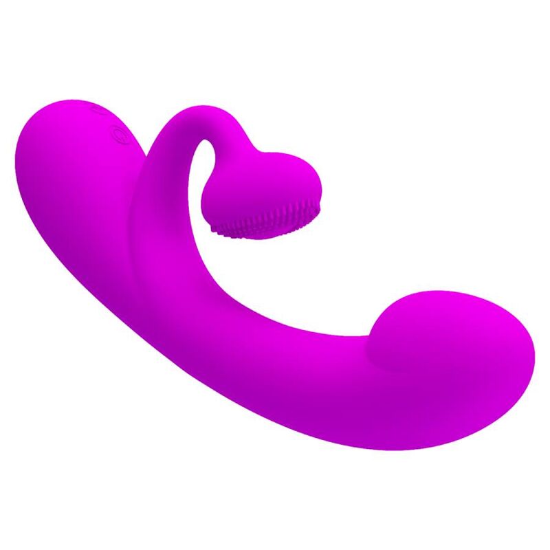 Pretty Love Sincere Vibrator And Clitoris Sucker Purple Silicone | Niks.fi verkkokauppa