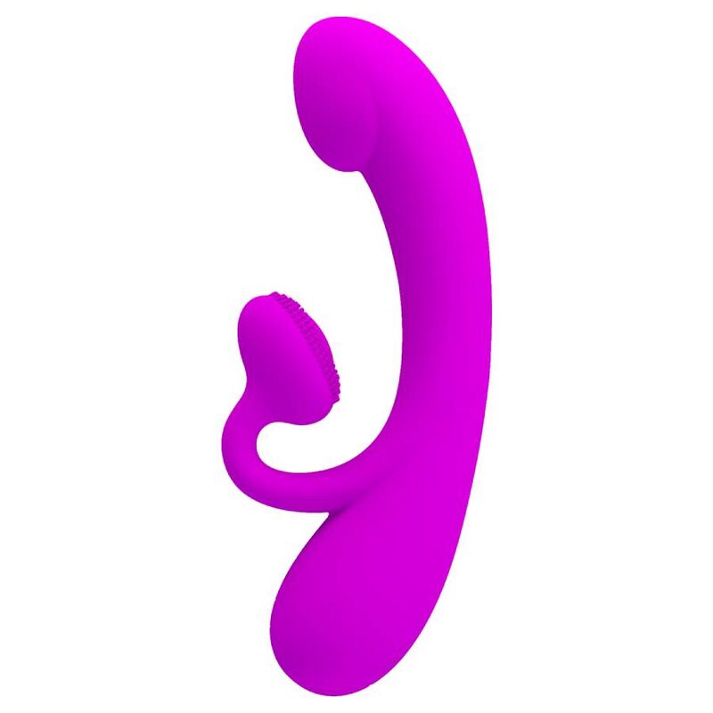 Pretty Love Sincere Vibrator And Clitoris Sucker Purple Silicone | Niks.fi verkkokauppa