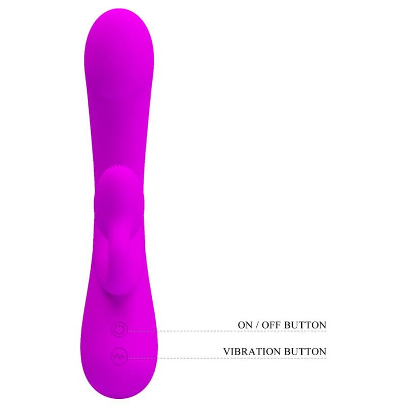 Pretty Love Sincere Vibrator And Clitoris Sucker Purple Silicone | Niks.fi verkkokauppa