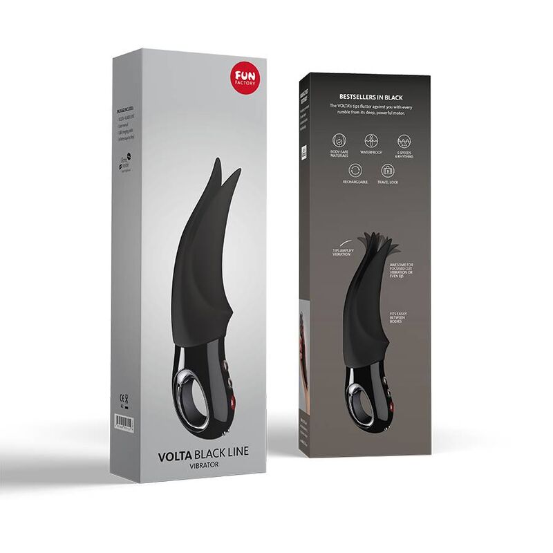 Fun Factory Volta Clitoral Vibrator Black Line | Niks.fi verkkokauppa