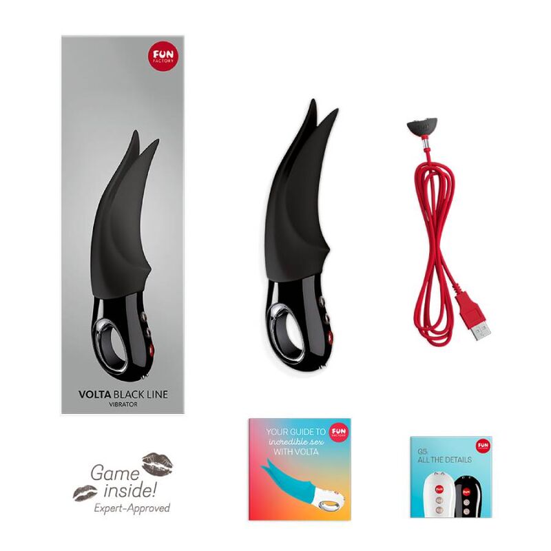 Fun Factory Volta Clitoral Vibrator Black Line | Niks.fi verkkokauppa