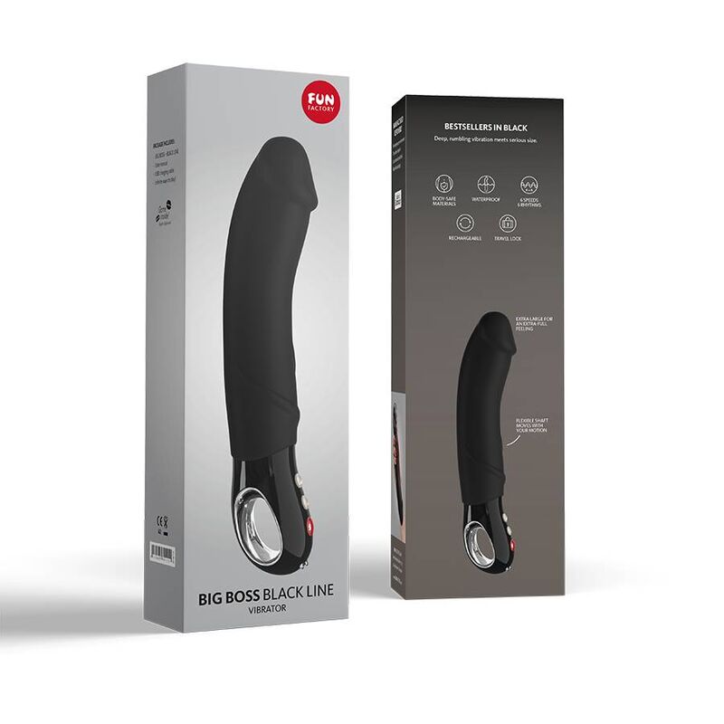Fun Factory Big Boss Vibrator Black Line | Niks.fi verkkokauppa