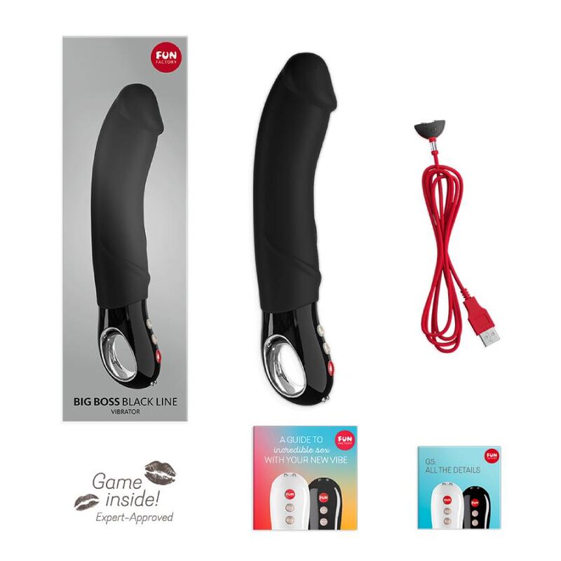 Fun Factory Big Boss Vibrator Black Line | Niks.fi verkkokauppa