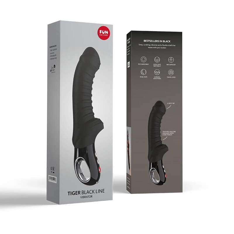 Fun Factory Tiger Vibrator Black Line | Niks.fi verkkokauppa