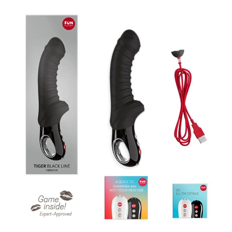 Fun Factory Tiger Vibrator Black Line | Niks.fi verkkokauppa