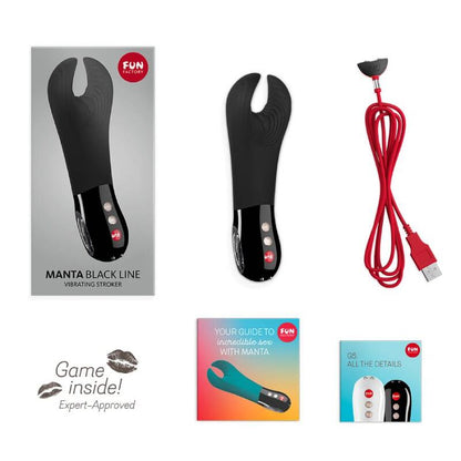 Fun Factory Manta Masturbator Black | Niks.fi verkkokauppa