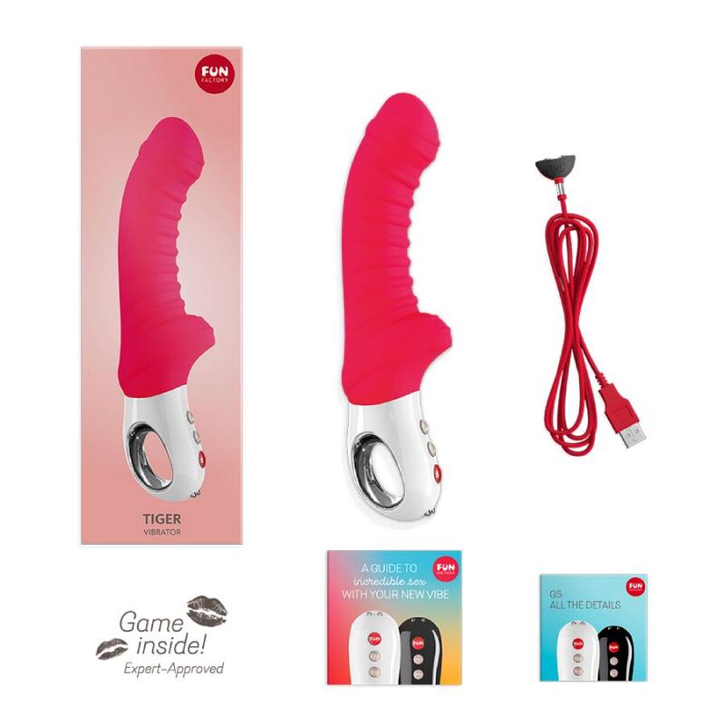 Fun Factory Tiger G5 Vibrator India Red | Niks.fi verkkokauppa