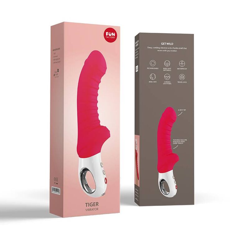 Fun Factory Tiger G5 Vibrator India Red | Niks.fi verkkokauppa