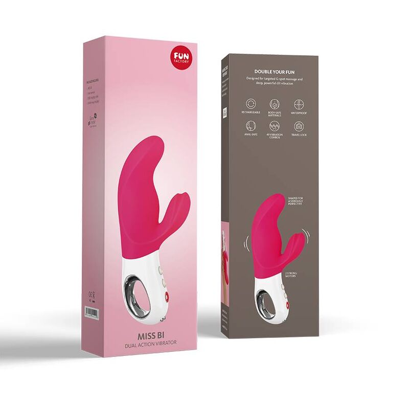 Miss Bi Dual Vibraattori Pinkki Valkoinen | Niks.fi verkkokauppa