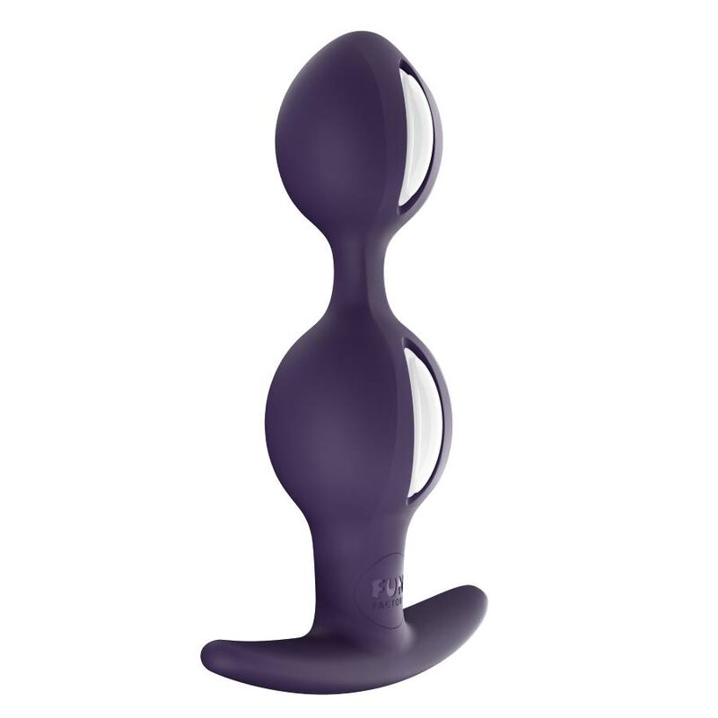 Fun Factory B Balls Duo White/Dark Violet | Niks.fi verkkokauppa