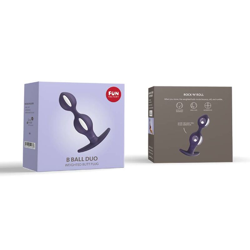Fun Factory B Balls Duo White/Dark Violet | Niks.fi verkkokauppa