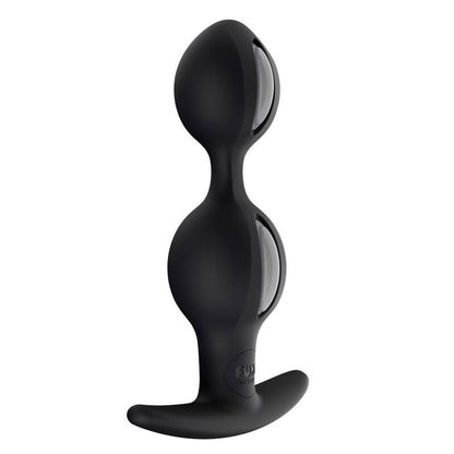 Fun Factory B Balls Duo Anal Plug With Motion Grey Black | Niks.fi verkkokauppa