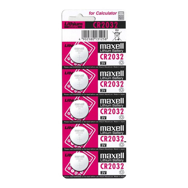 Maxell Battery Litio Cr2032 3V 5Uds | Niks.fi verkkokauppa