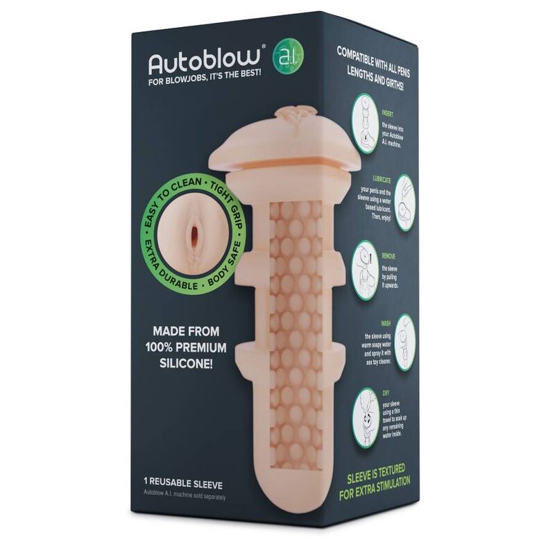 Autoblow Ai Vagina Sleeve Skin | Niks.fi verkkokauppa