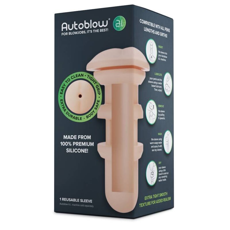 Autoblow Ai Anus Sleeve Skin | Niks.fi verkkokauppa