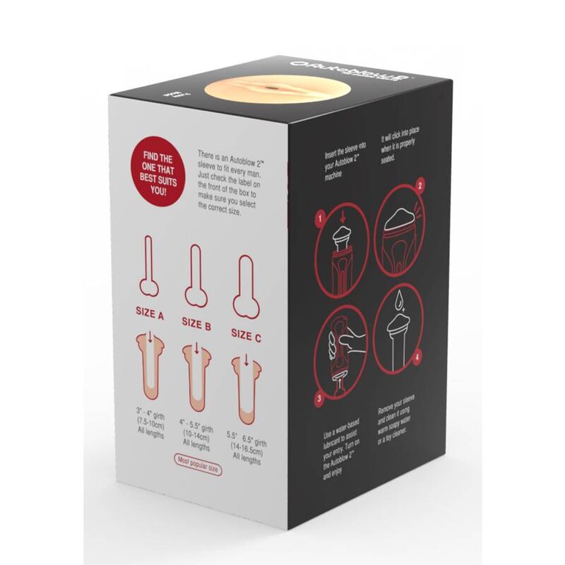 Autoblow 2+ Vagina Sleeve Size C | Niks.fi verkkokauppa