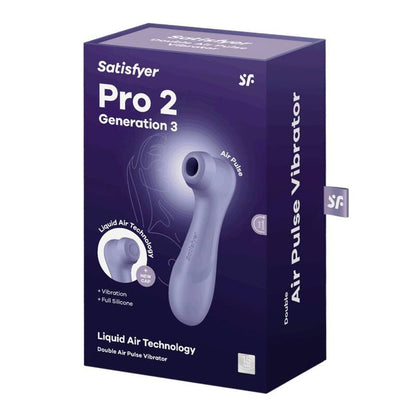Satisfyer Pro 2 Generation 3 Liquid Air Technology Lilac | Niks.fi verkkokauppa