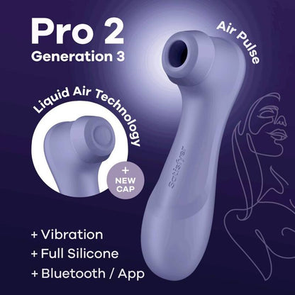 Satisfyer Pro 2 Generaciуn 3 Lilac Bluetooth & App | Niks.fi verkkokauppa