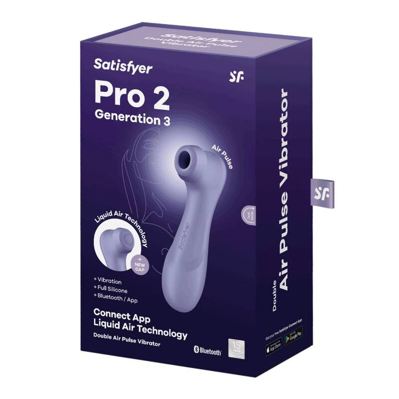 Satisfyer Pro 2 Generaciуn 3 Lilac Bluetooth & App | Niks.fi verkkokauppa