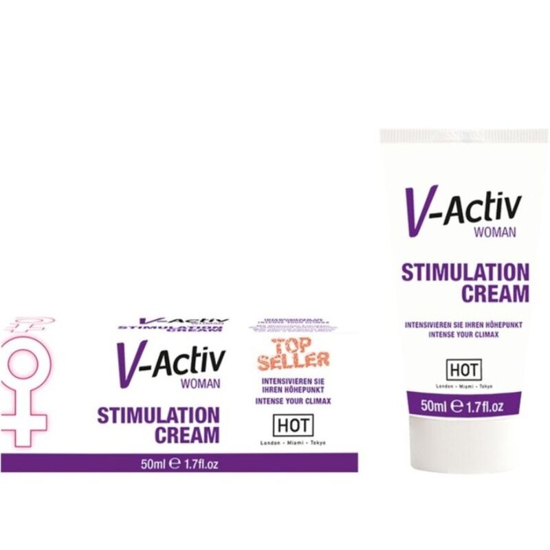 Hot V-Activ Stimulation Cream Woman 50Ml | Niks.fi verkkokauppa