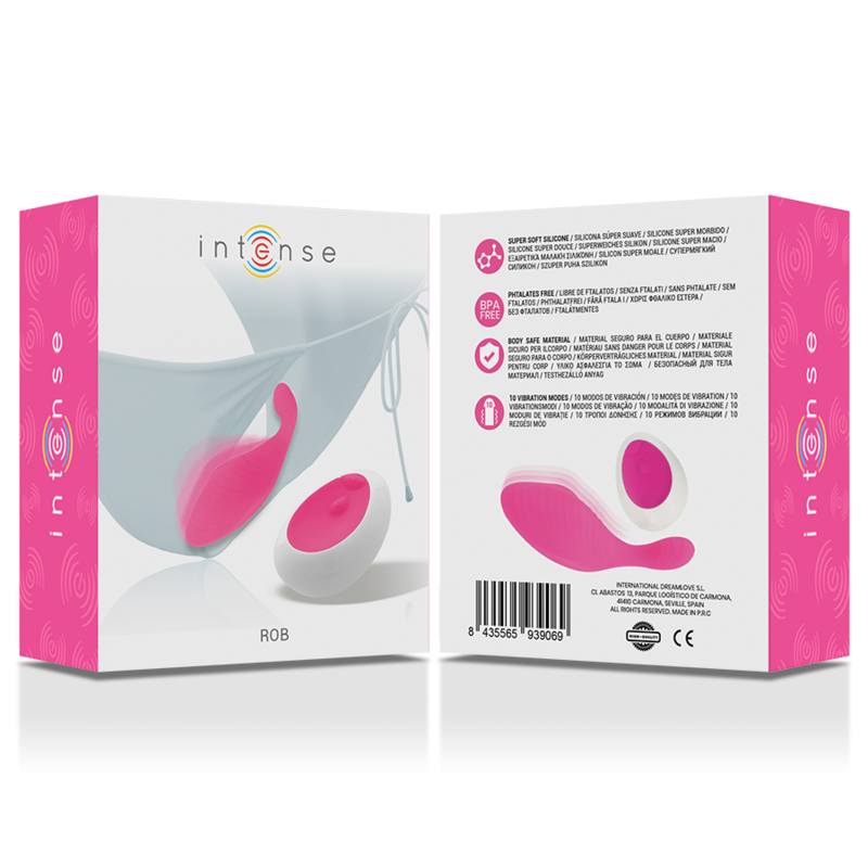 Intense Rob Pantie Remote Control Pink | Niks.fi verkkokauppa