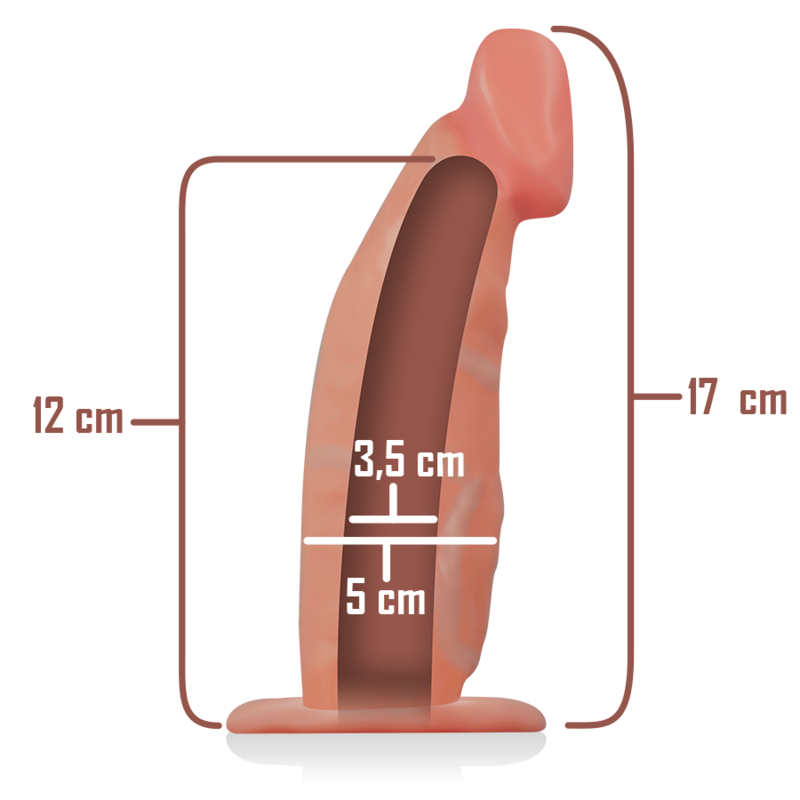 Intense Hollow Harness With Dildo 18 X 3.5 Cm | Niks.fi verkkokauppa
