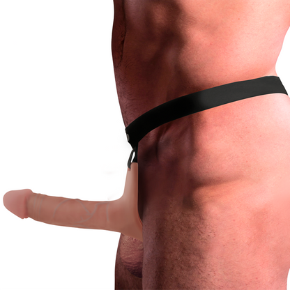 Intense Hollow Harness With Silicone Dildo 16 X 3.5 Cm | Niks.fi verkkokauppa