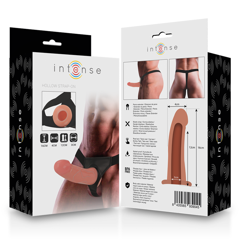 Intense Hollow Harness With Dildo 16 X 3 Cm | Niks.fi verkkokauppa
