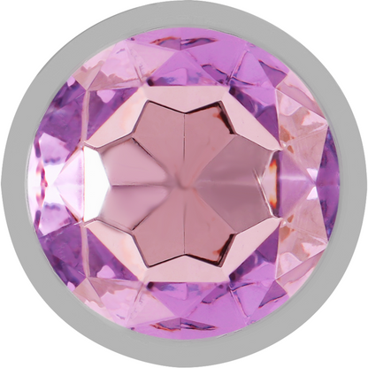 Intense Aluminum Metal Anal Plug With Violet Crystal Size M | Niks.fi verkkokauppa