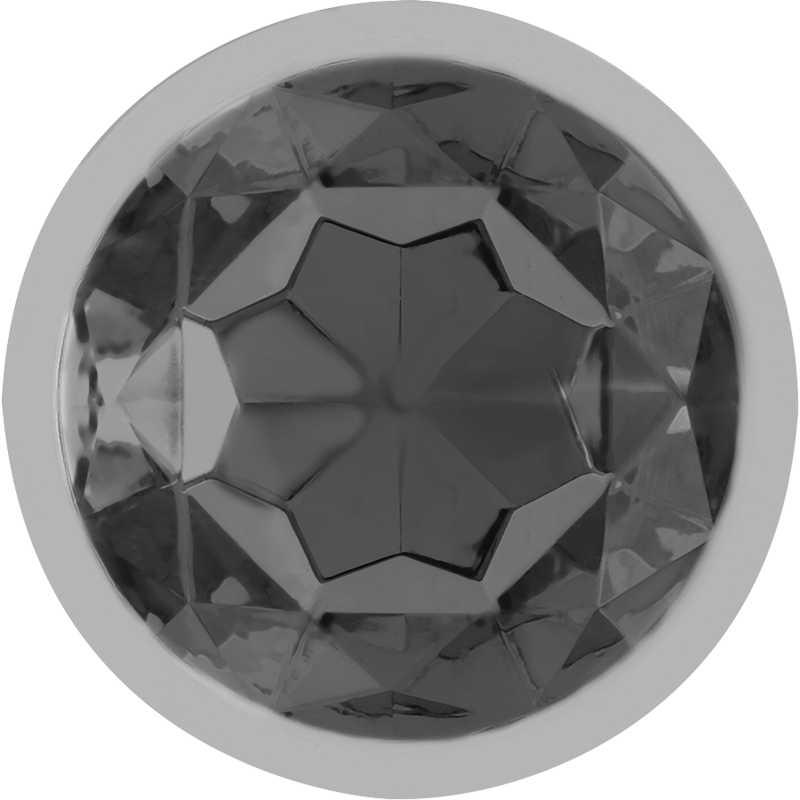 Intense Aluminum Metal Anal Plug With Black Crystal Size S | Niks.fi verkkokauppa