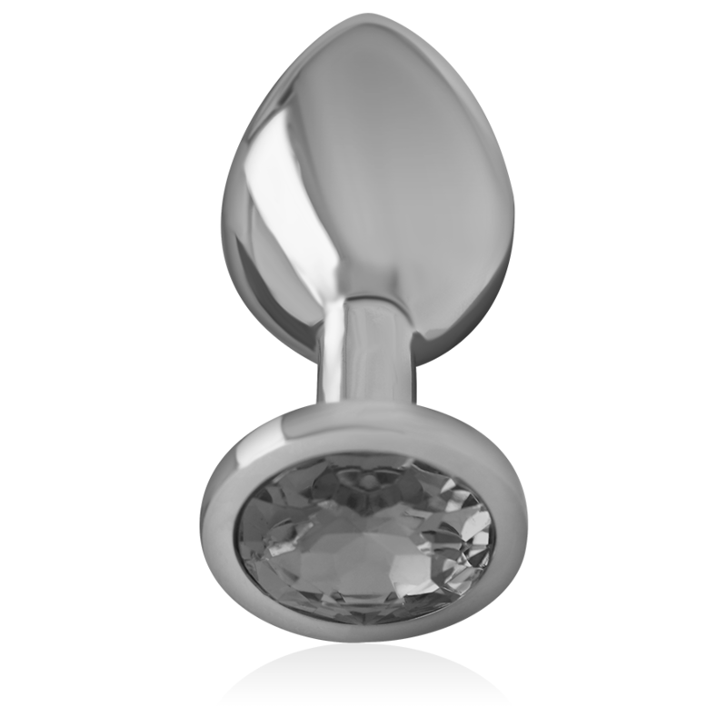 Intense Aluminum Metal Anal Plug With Black Glass Size L | Niks.fi verkkokauppa