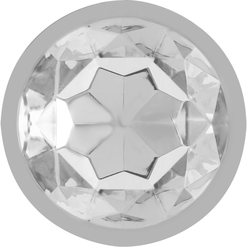 Intense Aluminum Metal Anal Plug With Silver Crystal Size L | Niks.fi verkkokauppa