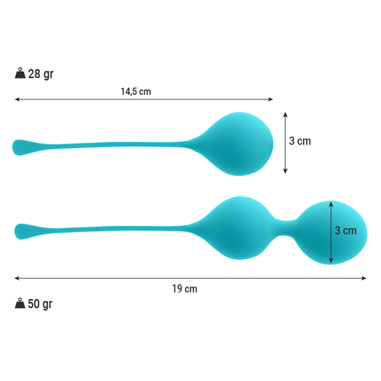 Intense Kegel Balls Pack Kendall Blue | Niks.fi verkkokauppa
