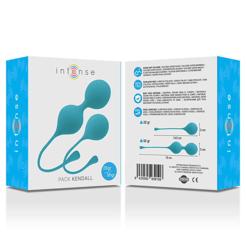 Intense Kegel Balls Pack Kendall Blue | Niks.fi verkkokauppa