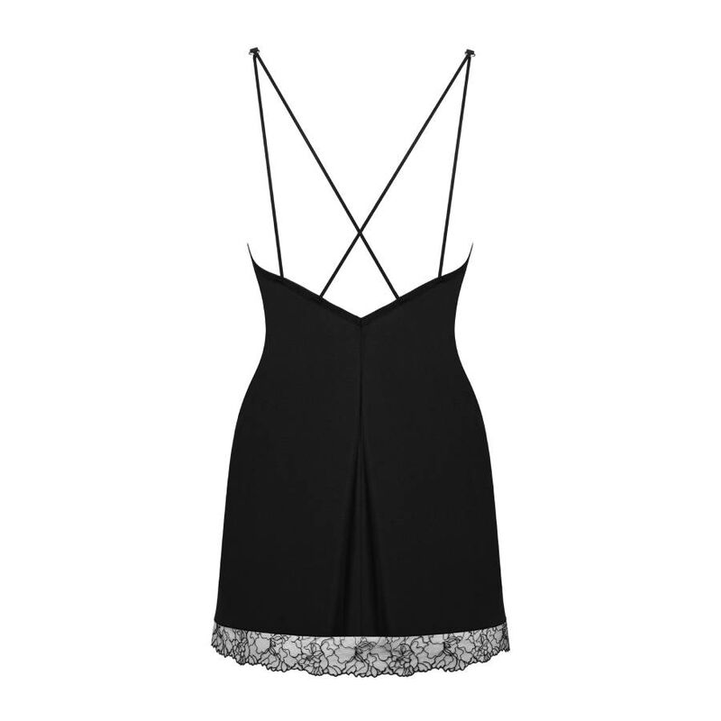 Obsessive Bella Rou Chemise & Thong Xs/S | Niks.fi verkkokauppa