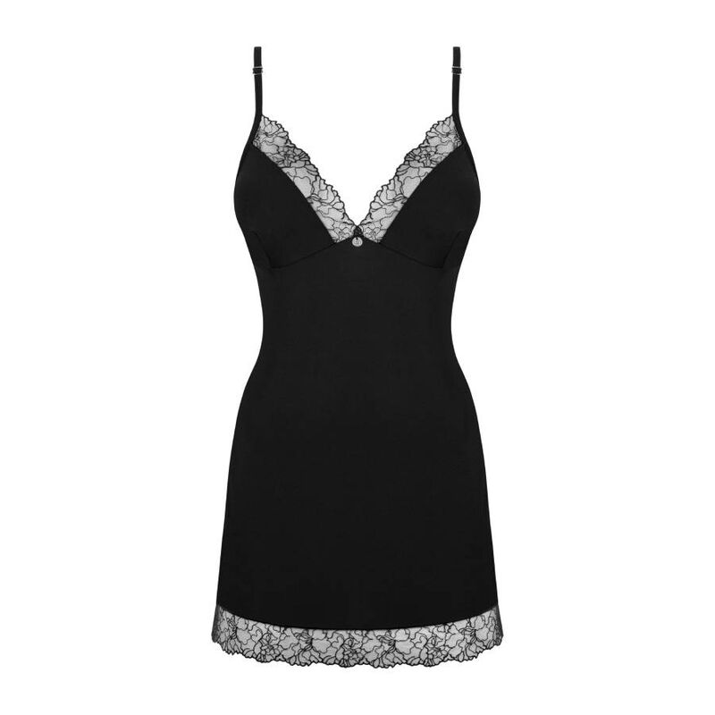 Obsessive Bella Rou Chemise & Thong Xl/Xxl | Niks.fi verkkokauppa