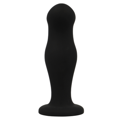 Black&Silver Sean Plug Anal Premium Silicone Black | Niks.fi verkkokauppa