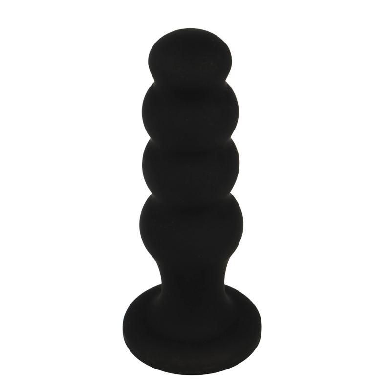 Black&Silver Scott Premium Silicone Anal Plug Black | Niks.fi verkkokauppa