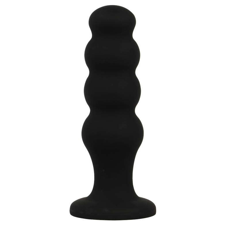 Black&Silver Scott Premium Silicone Anal Plug Black | Niks.fi verkkokauppa