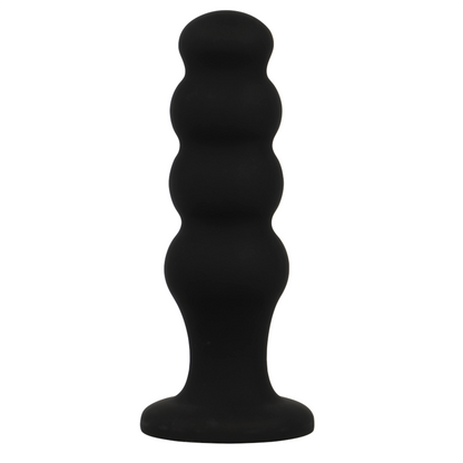 Black&Silver Scott Premium Silicone Anal Plug Black | Niks.fi verkkokauppa