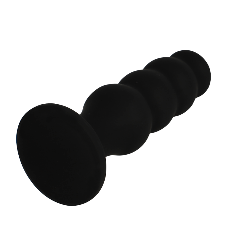 Black&Silver Scott Premium Silicone Anal Plug Black | Niks.fi verkkokauppa