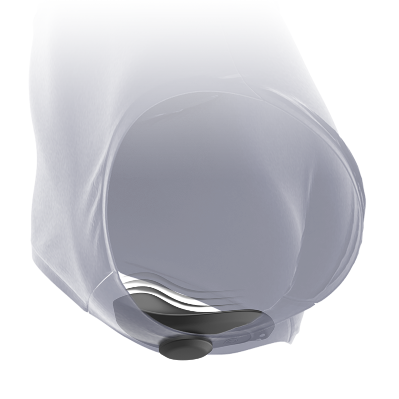 Black&Silver Preston Rechargeable Silicone Vibrator Pantie Black | Niks.fi verkkokauppa